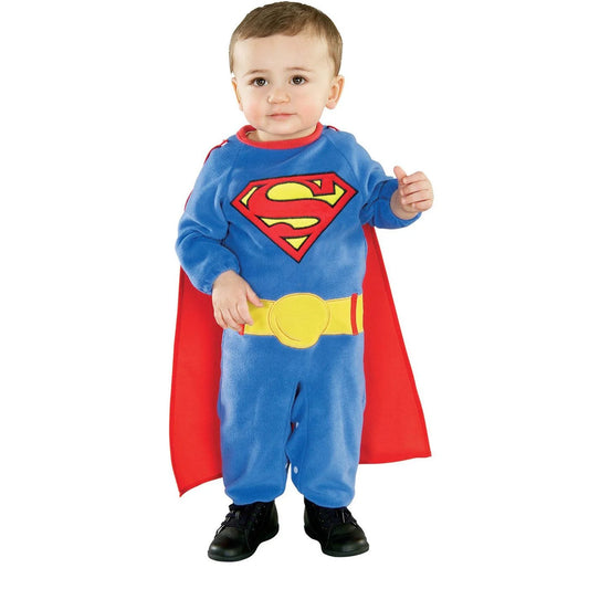 Adorable Superman Infant Costume - Perfect for Your Little Hero This Halloween!