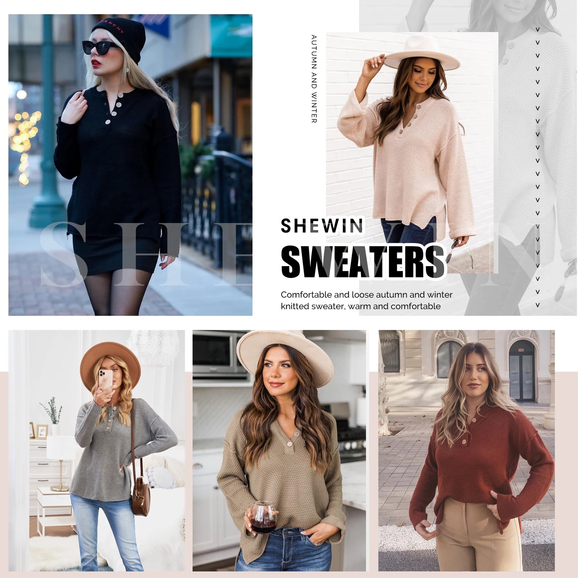 Elevate Your Autumn Wardrobe with Our Stylish Women’s Solid Blue Waffle Knit Pullover Sweater - Perfect for Layering!