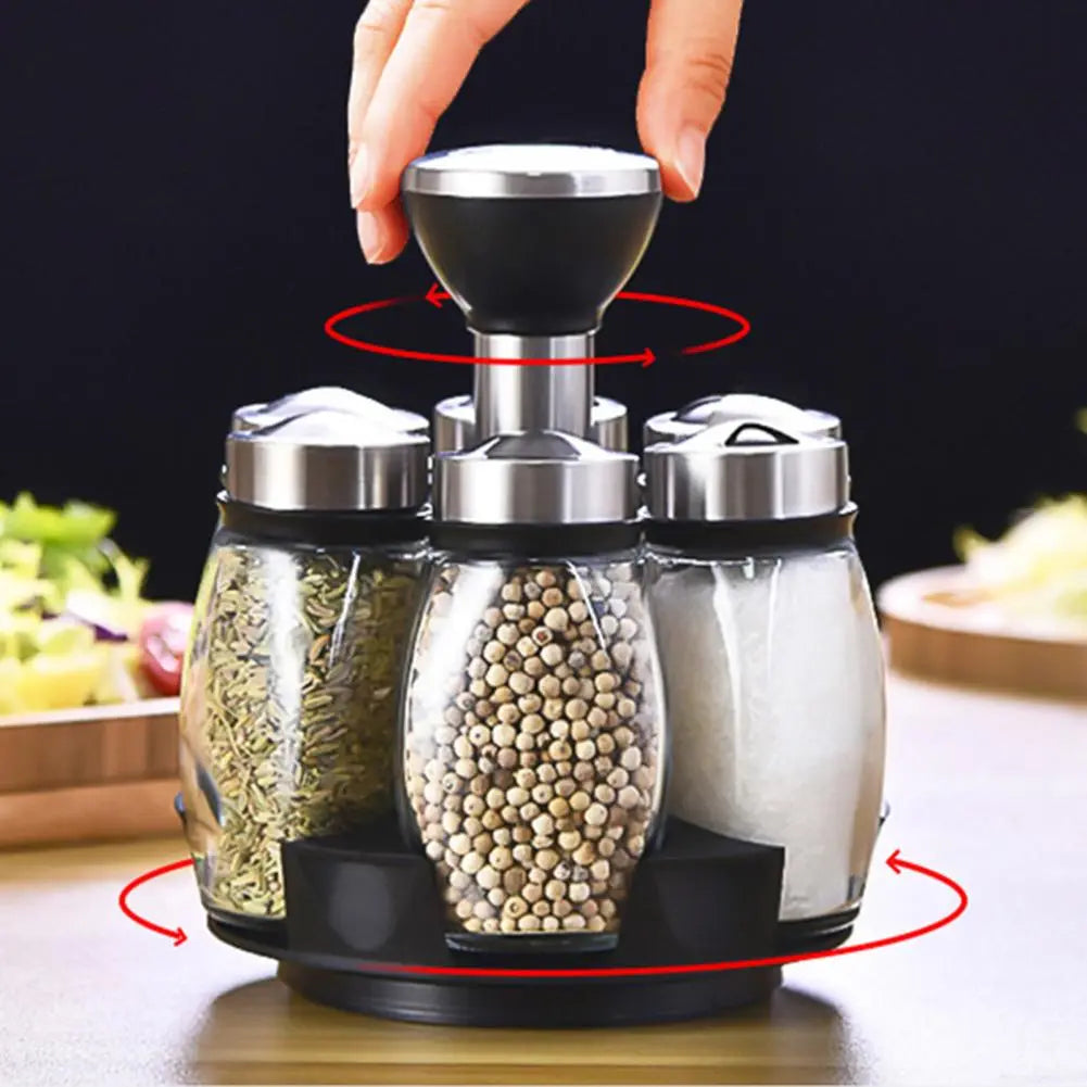 Rotating Spice Shelf Rack