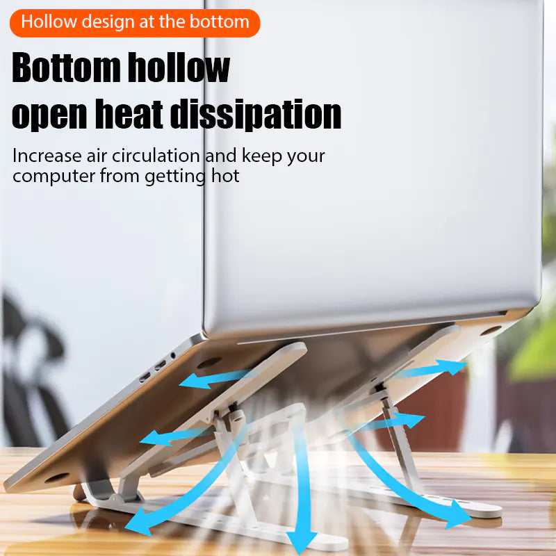 Portable Adjustable Foldable Laptop Stand Base