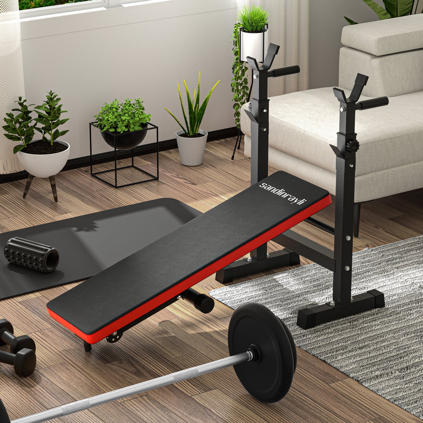 Transform Your Home Workouts with the Adjustable Foldable Bench Press Bench for Ultimate Strength Training