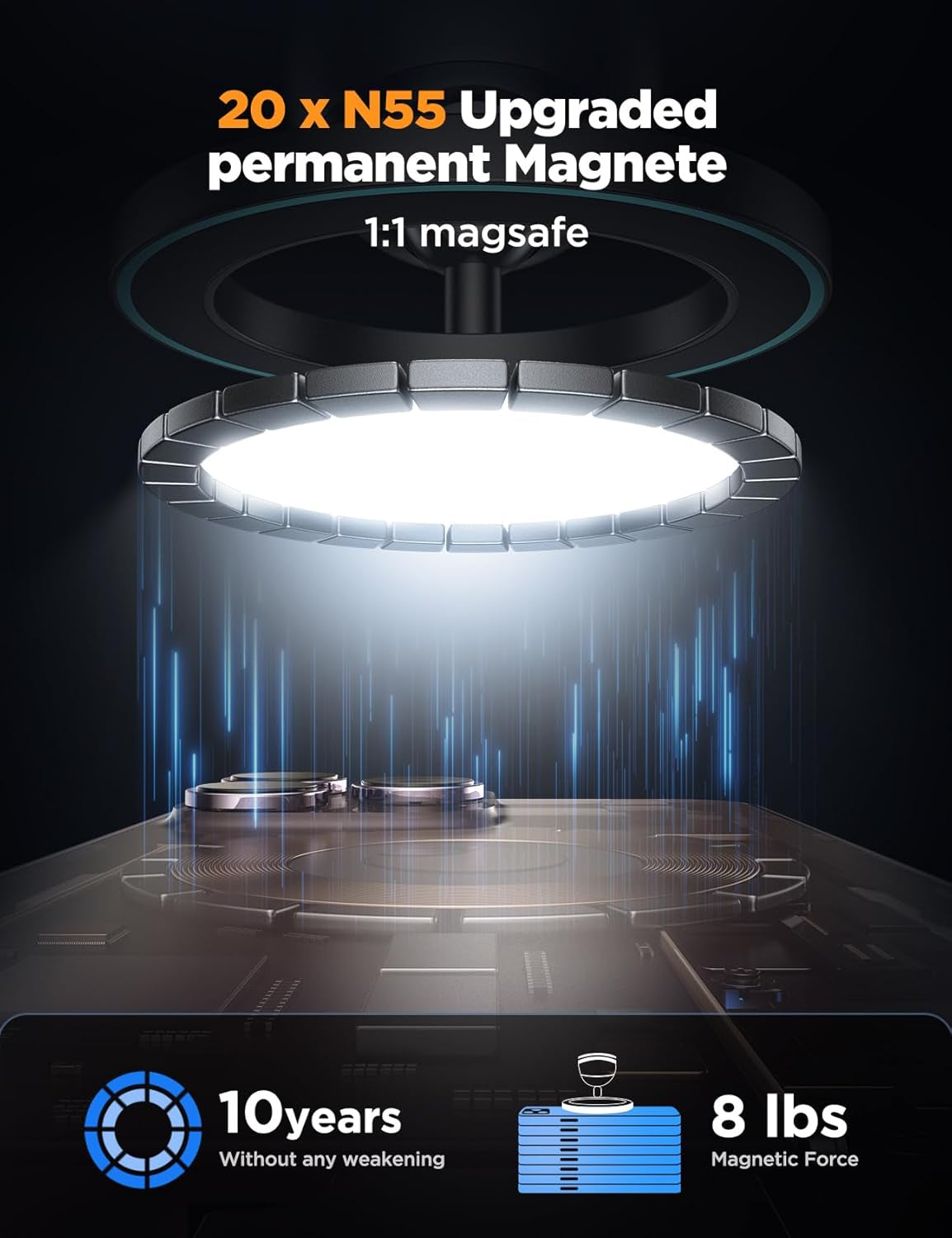 Revolutionary All-Metal Magsafe Car Mount - Stronger Magnetic Phone Holder for iPhone 16, 15, 14, 13, 12 - Ultimate Stability for Your Drive