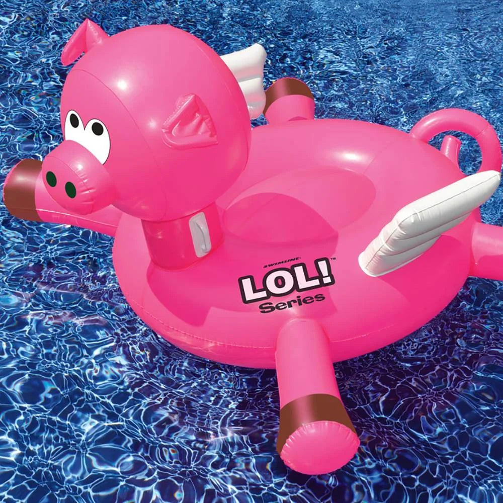 LOL Pig Inflatable Pool Float