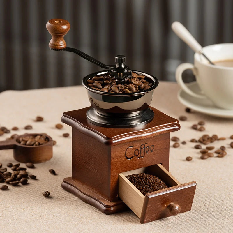 Experience the Art of Coffee Brewing with Our Vintage Manual Coffee Grinder – Perfect for Professional Baristas and Home Enthusiasts!