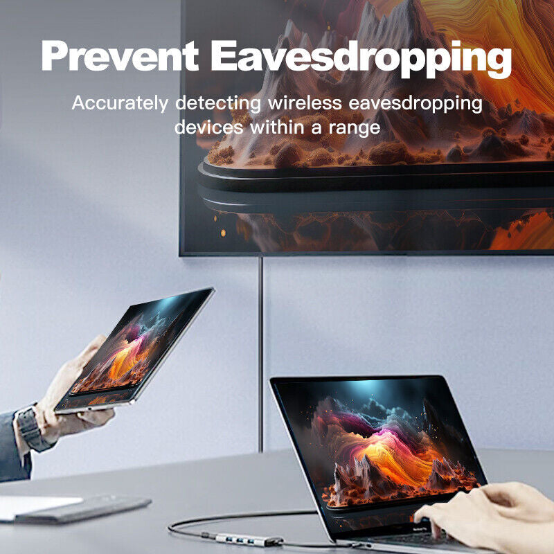 Advanced Anti-Spy RF Signal Detector - Uncover Hidden Cameras and Eavesdropping Devices for Ultimate Privacy Protection