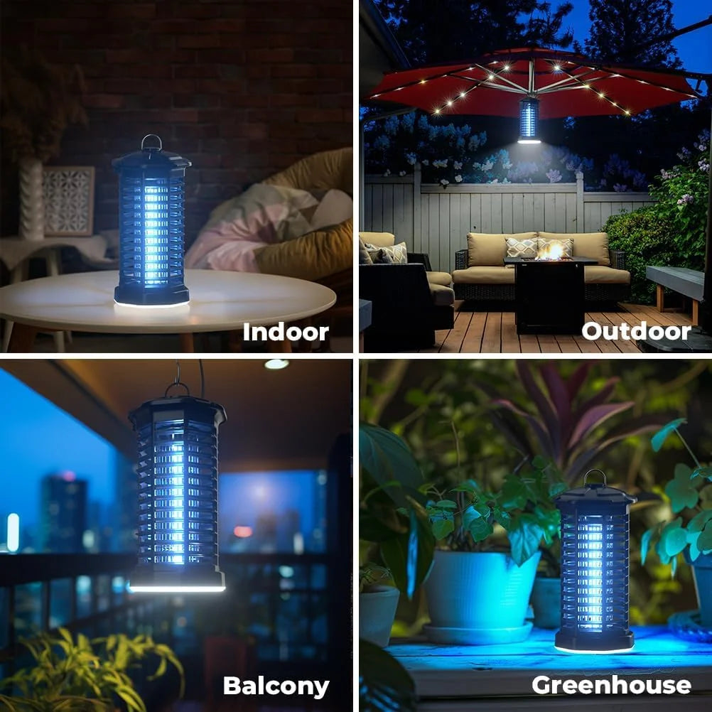 Bug Zapper ,4200V Electric Mosquito Zappers Killer, Waterproof Insect Fly Trap Outdoor for Home Backyard Patio
