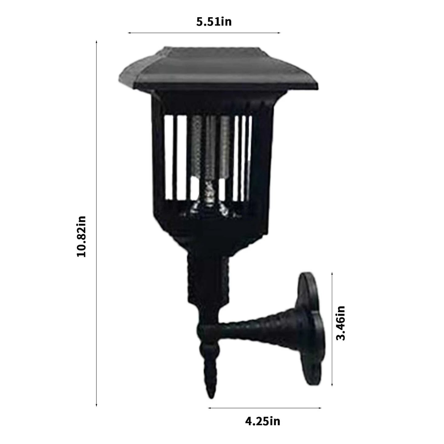 Bug Zapper Outdoor, Upgraded 2-In-1 Solar Bug Zapper Mosquito Zapper Killer, Outdoor Lights, Waterproof Solar Powered Fly Zapper Killer Trap for Outdoor