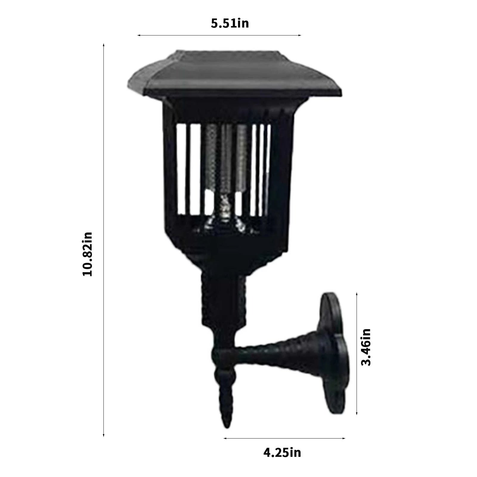 Bug Zapper Outdoor, Upgraded 2-In-1 Solar Bug Zapper Mosquito Zapper Killer, Outdoor Lights, Waterproof Solar Powered Fly Zapper Killer Trap for Outdoor