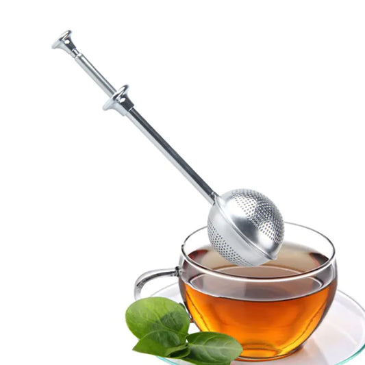 Stainless Steel Ball Tea Strainer Teapot Sieve Tool