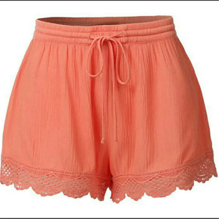 Plus Size Summer Women's Casual Beach Shorts