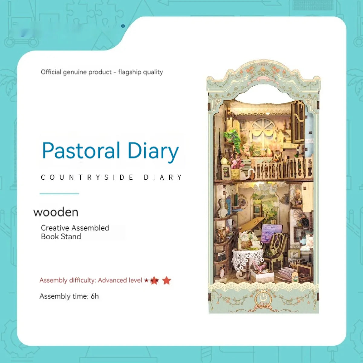 DIY Cottage Magic World 3D Stereo Book Stand