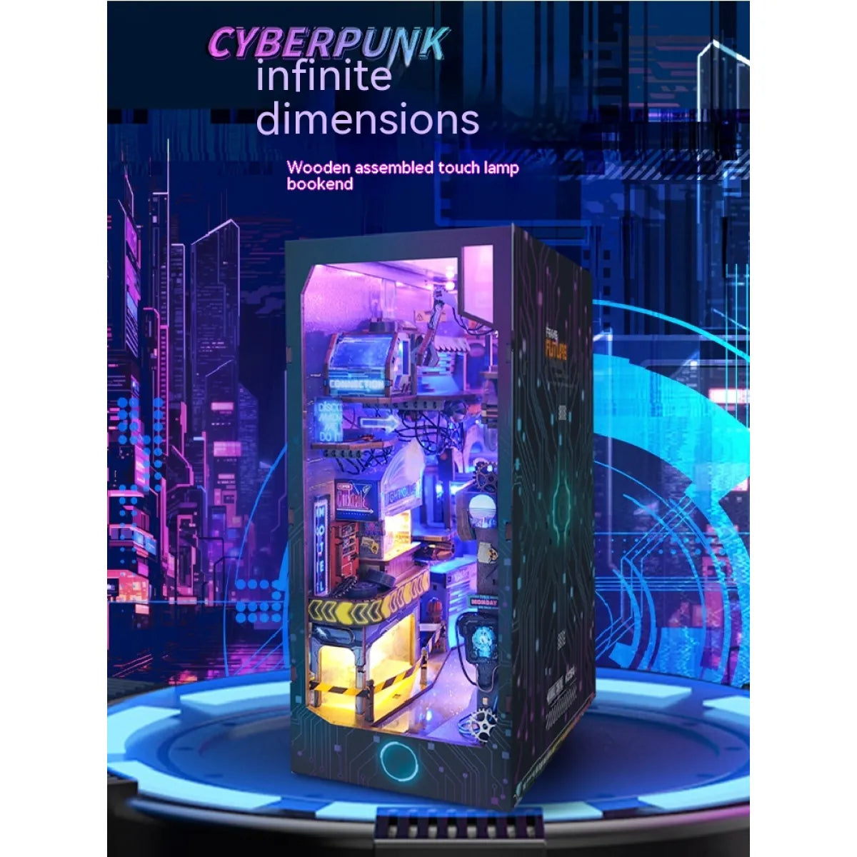 DIY Cottage Magic World 3D Stereo Book Stand