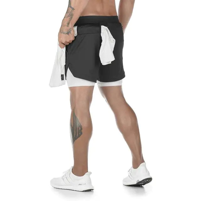 FlexFit - Gym Workout Shorts With Phone Pocket