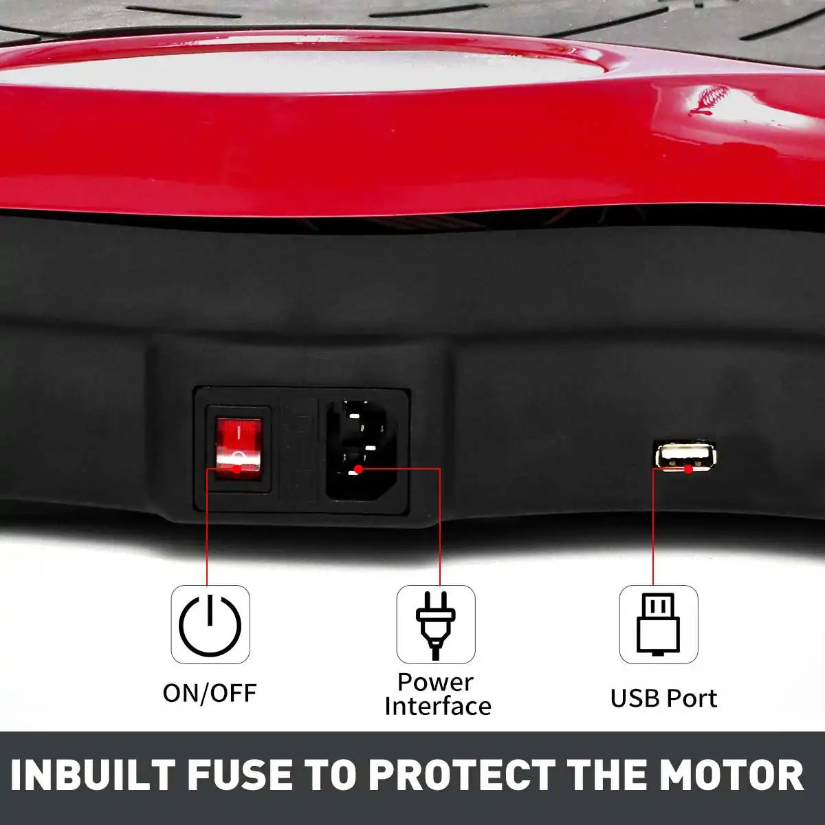 Pulse Power Plate - Exercise Fitness Vibration Machine Trainer Plate Platform