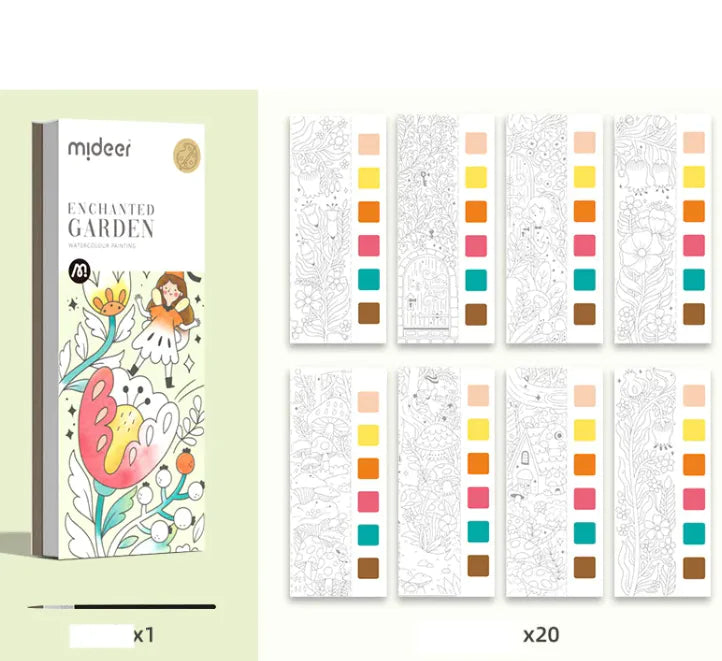 Mini Masterpieces- Pocket Watercolor Painting Book for Kids