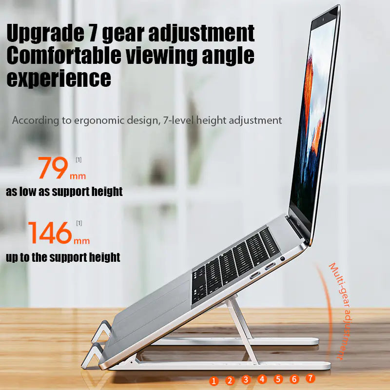 Portable Adjustable Foldable Laptop Stand Base