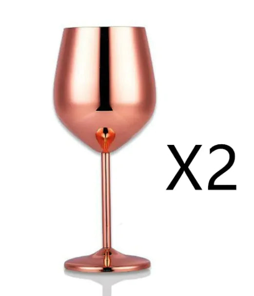 Stainless Steel Wine Glass 7