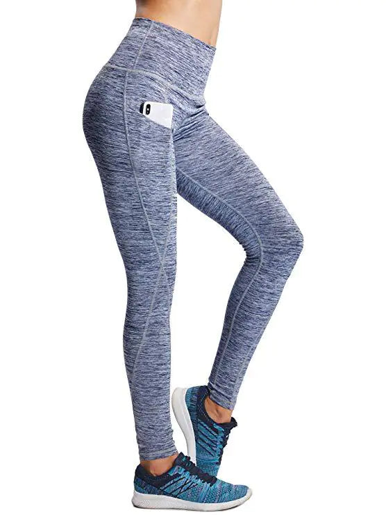 Women's High Waist Pocket Leggings for Yoga and Sports