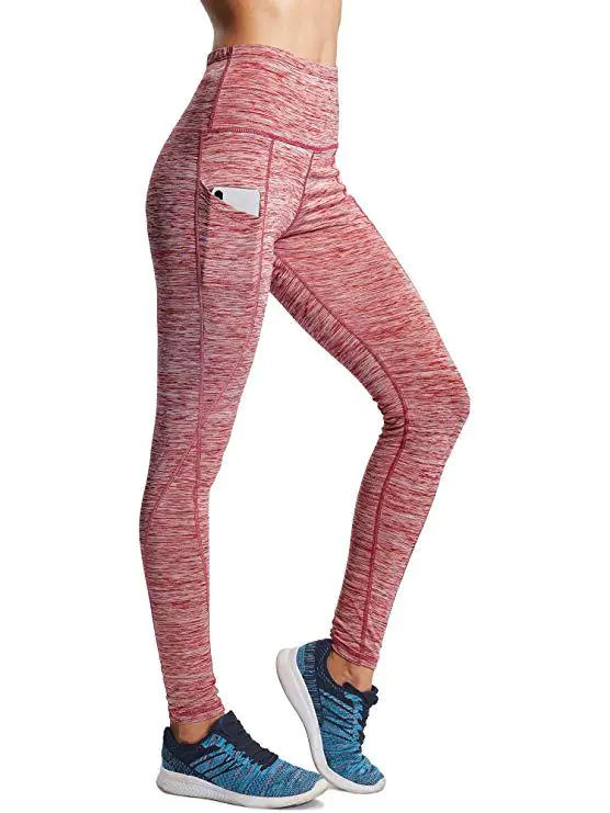 Women's High Waist Pocket Leggings for Yoga and Sports