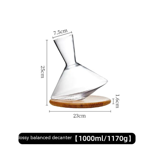 Home Crystal Glass Red Wine Decanter