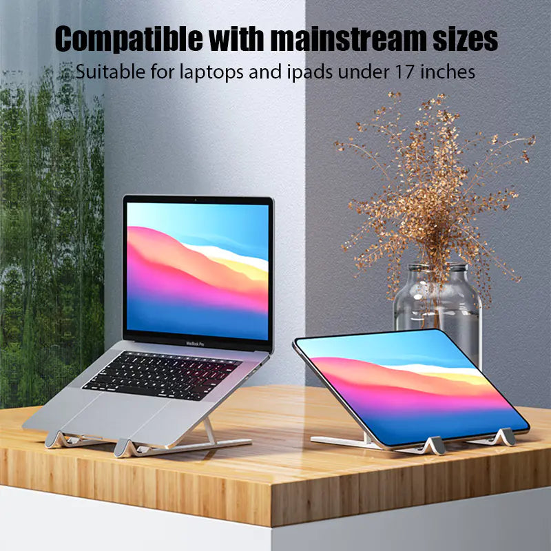 Portable Adjustable Foldable Laptop Stand Base