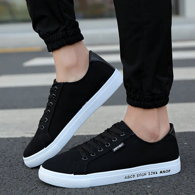 Canvas Sneakers for Men - Casual Footwear