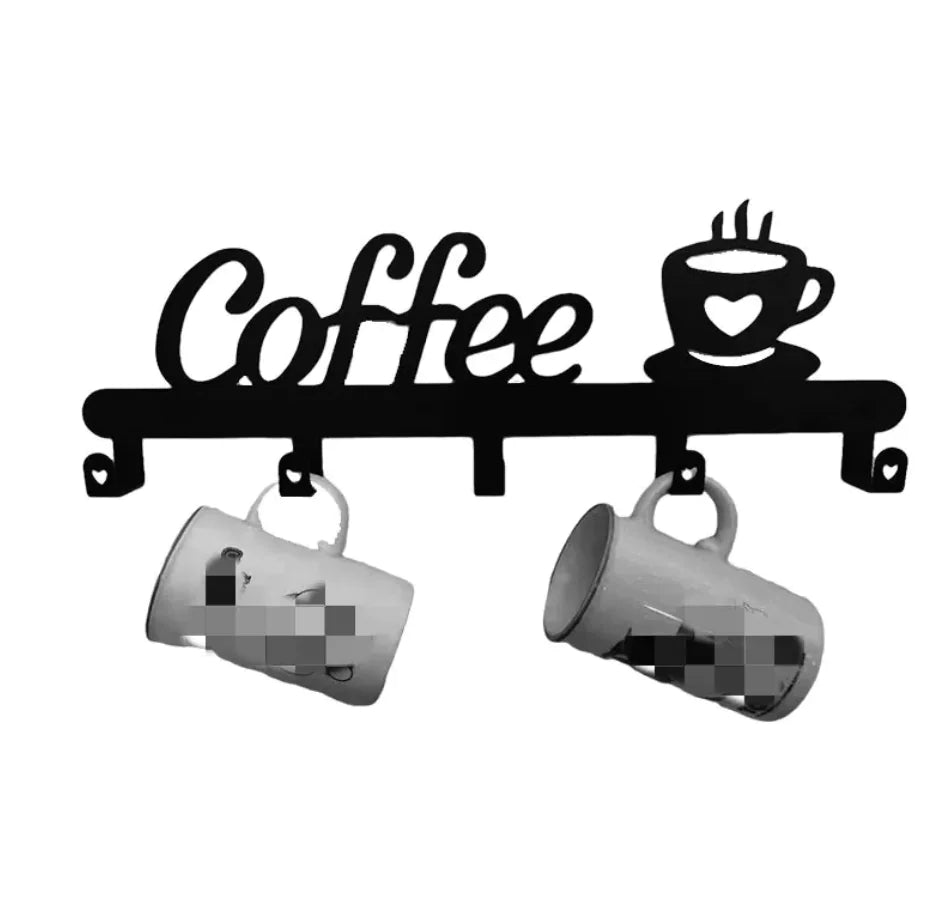 Wall-Mounted Mug Hook Rack