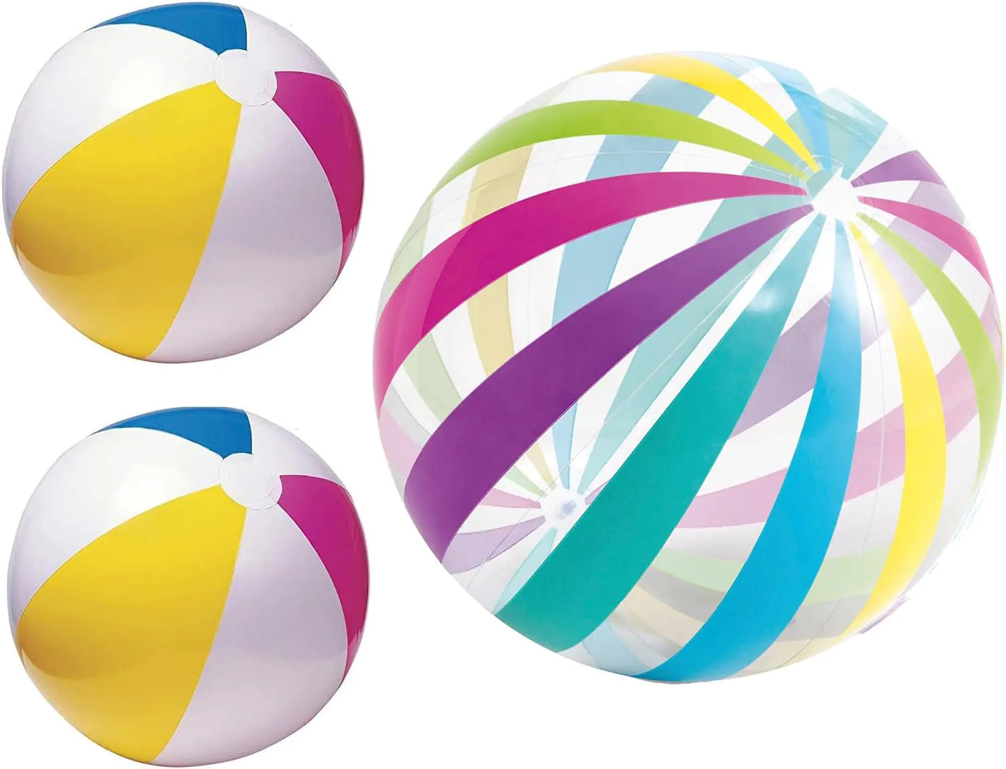 Big Beach Ball Set for Summer Pool or Beach - One Jumbo Giant 42 Inch Beach Ball