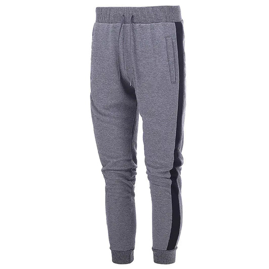 Men's Casual Sports Pants with Stitching Details