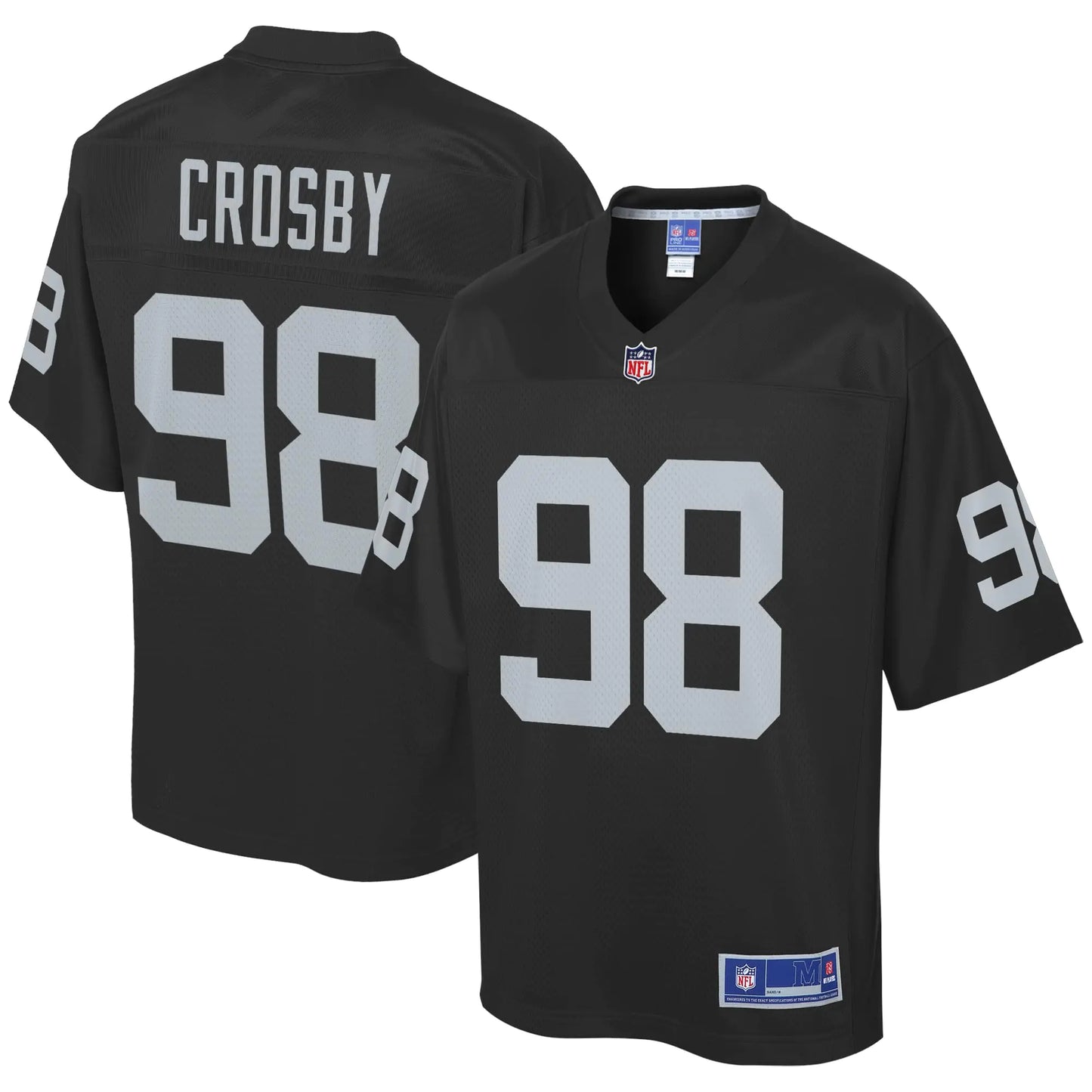 NFL PRO LINE Mens Maxx Crosby Black Las Vegas Raiders Team Player Jersey