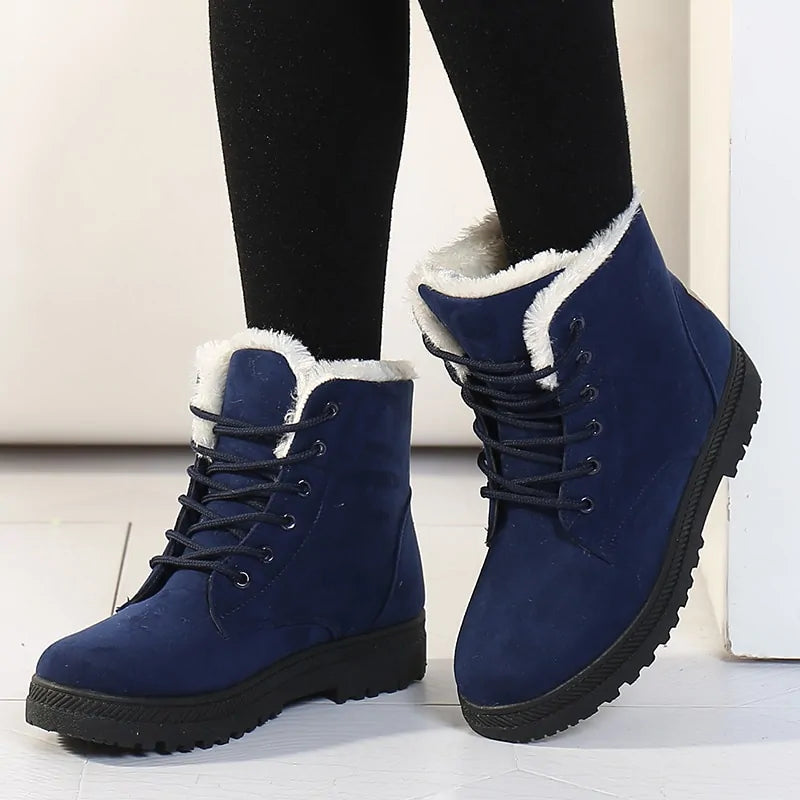 Glacial Glam - Women Winter Ankle Boots Winter Shoes