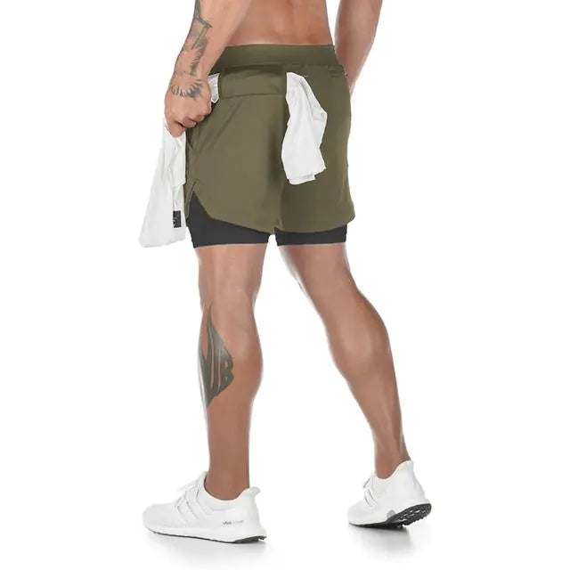 FlexFit - Gym Workout Shorts With Phone Pocket