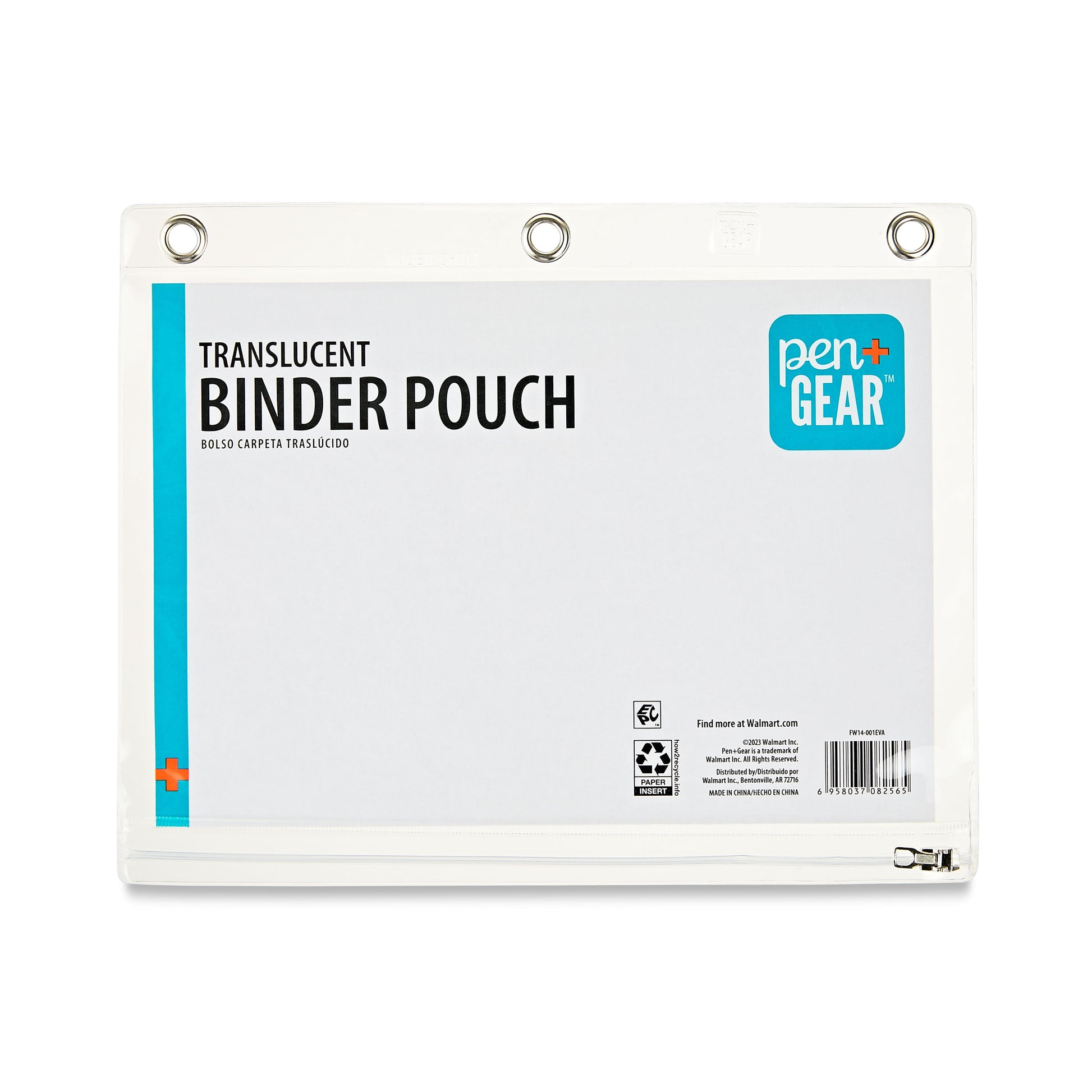OPP Clear Binder Pouch, Pencil Case for Elementary School