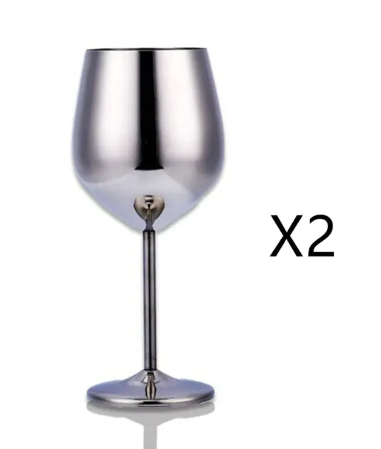 Stainless Steel Wine Glass 2