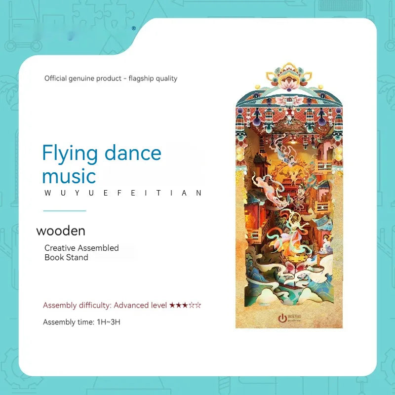 DIY Cottage Magic World 3D Stereo Book Stand