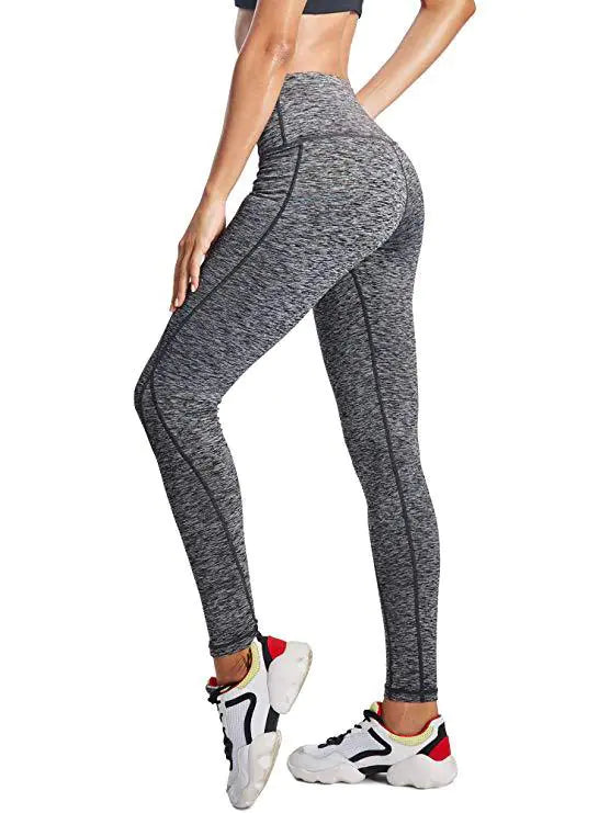 Women's High Waist Pocket Leggings for Yoga and Sports
