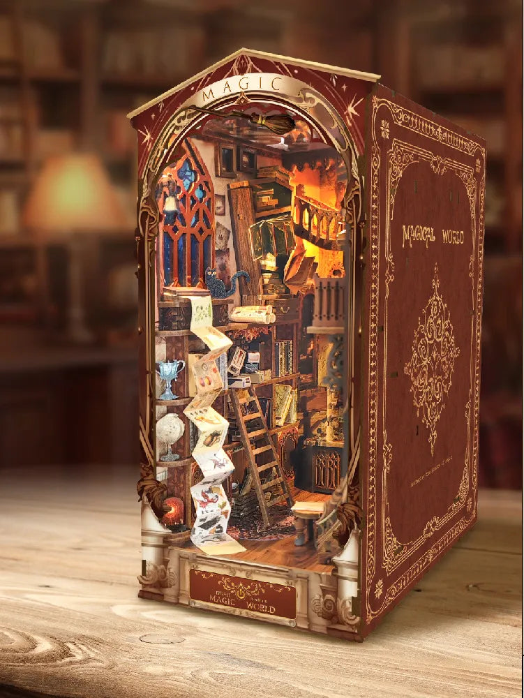 DIY Cottage Magic World 3D Stereo Book Stand