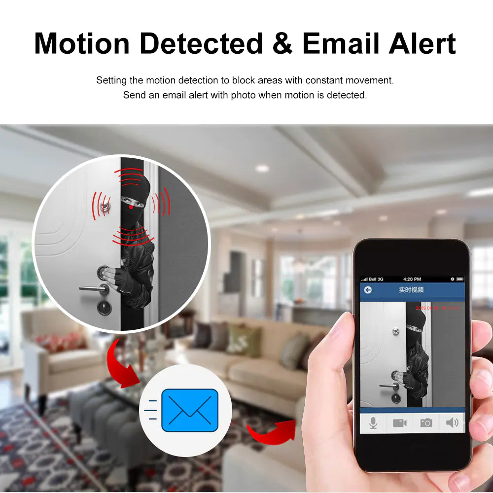 Outdoor HD Night Vision Security Camera