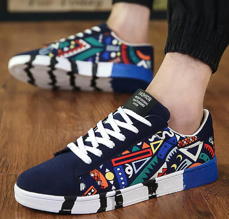 Men's Casual Trendy Canvas Sneakers for Running