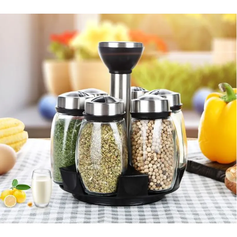 Rotating Spice Shelf Rack