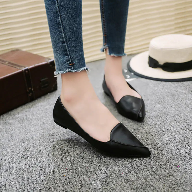Flat Shoes, Pointed Flats, Mom Shoes