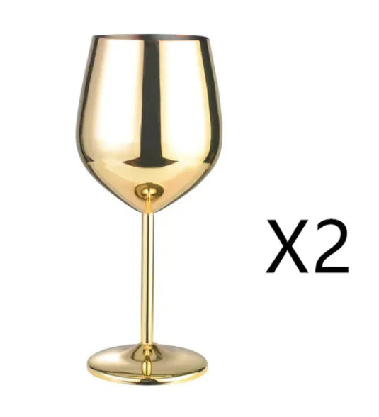 Stainless Steel Wine Glass 4