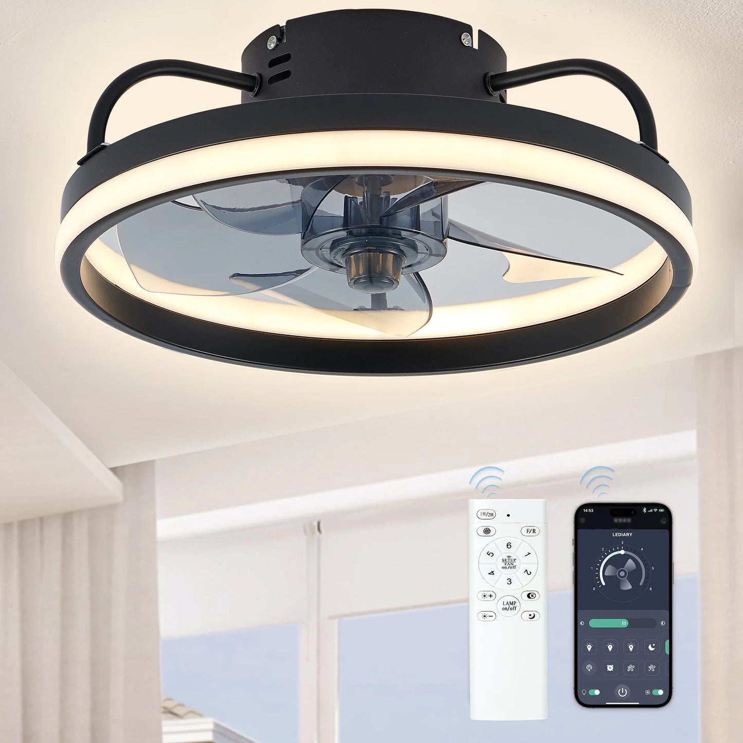 IronCraft LED Ceiling Fan