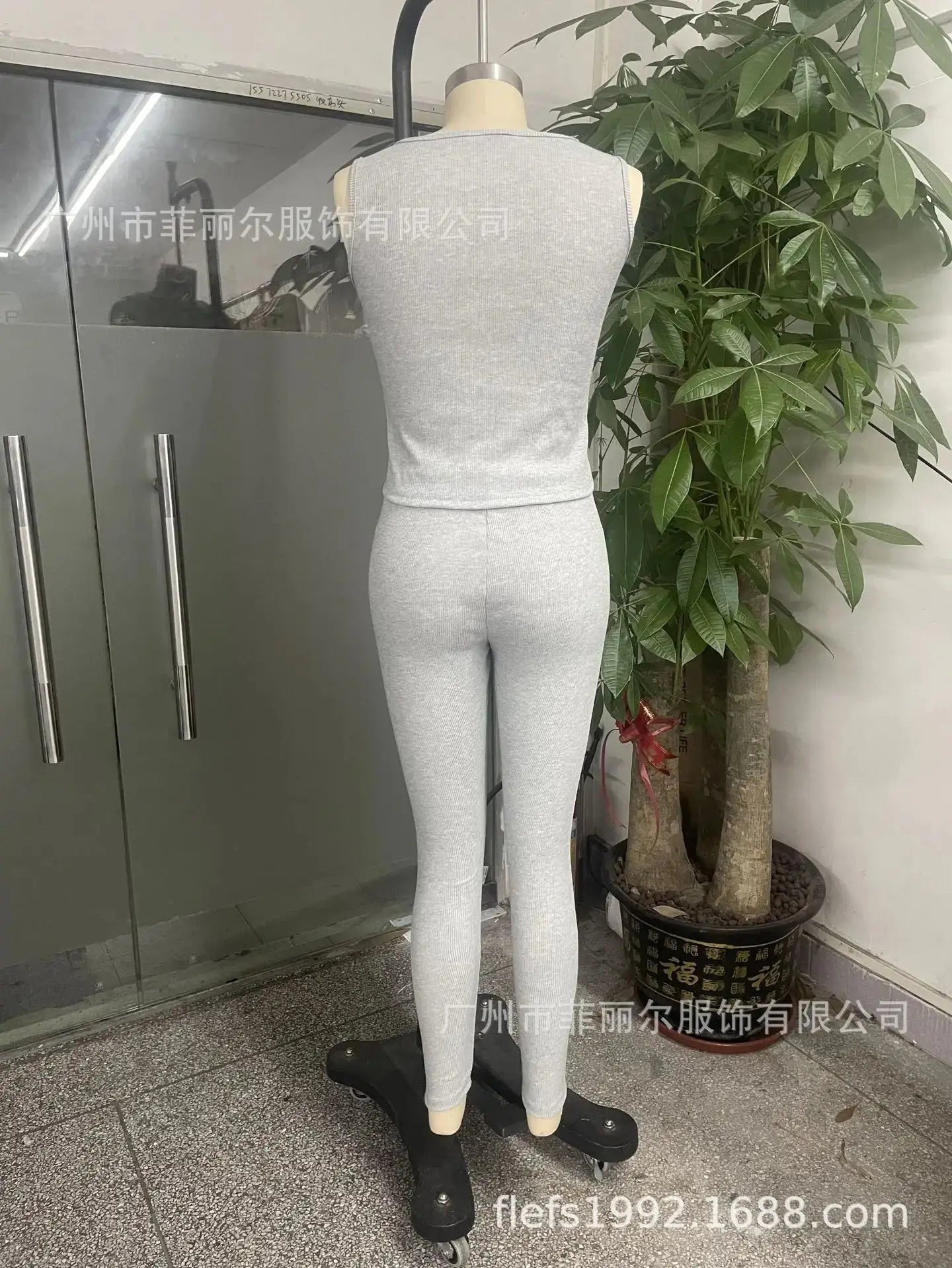 Women's Tracksuit Set Mannequin Rear View
