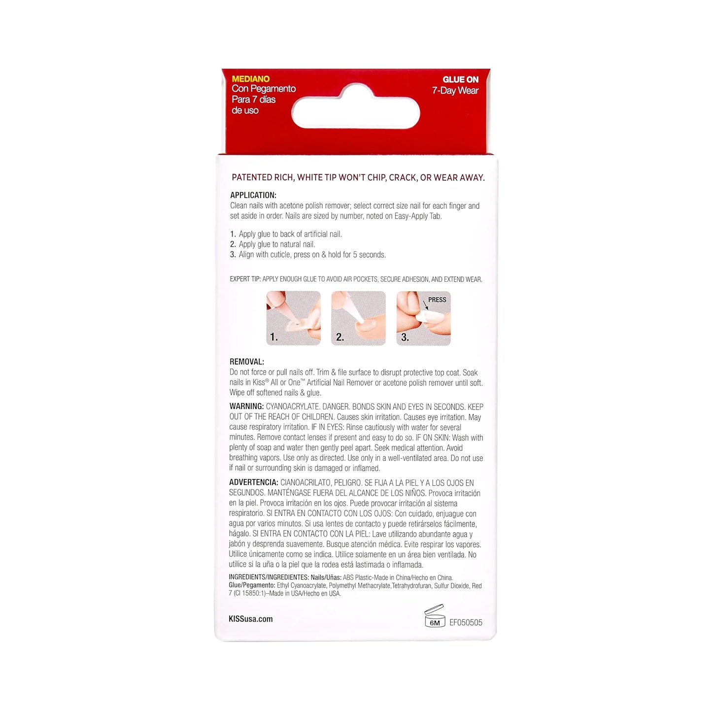 Nail de France Press-On Nails French Manicure