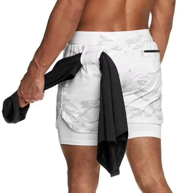 FlexFit - Gym Workout Shorts With Phone Pocket