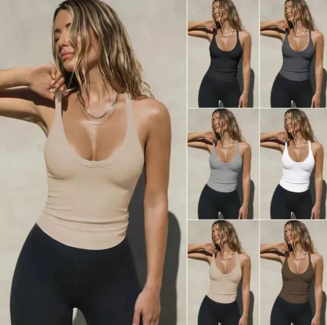 Spring Knit Slim Fit Tank Top