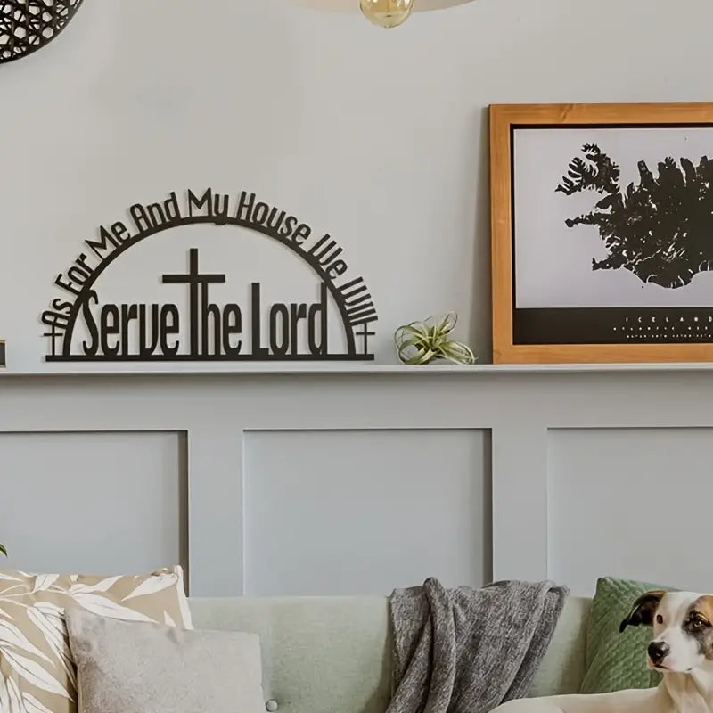 Cross & Bible Wall Art Decor for Home and Events