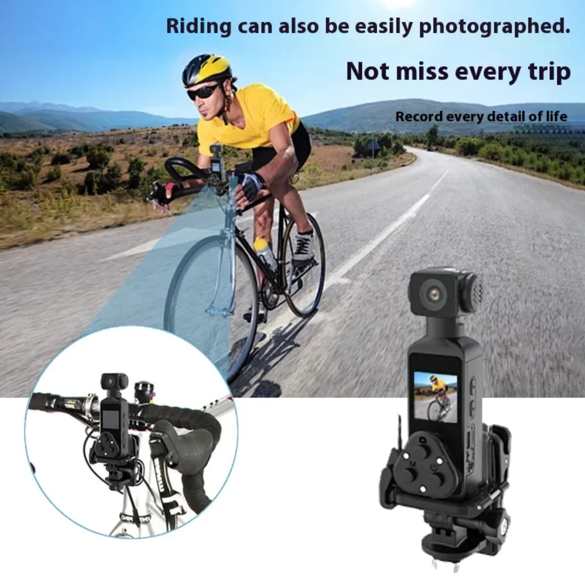 4K HD Mini Sports Camera – Anti-Shake & Compact Design