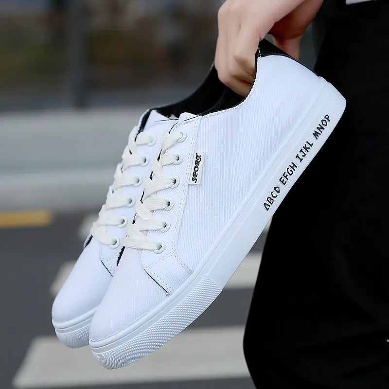 Canvas Sneakers for Men - Casual Footwear